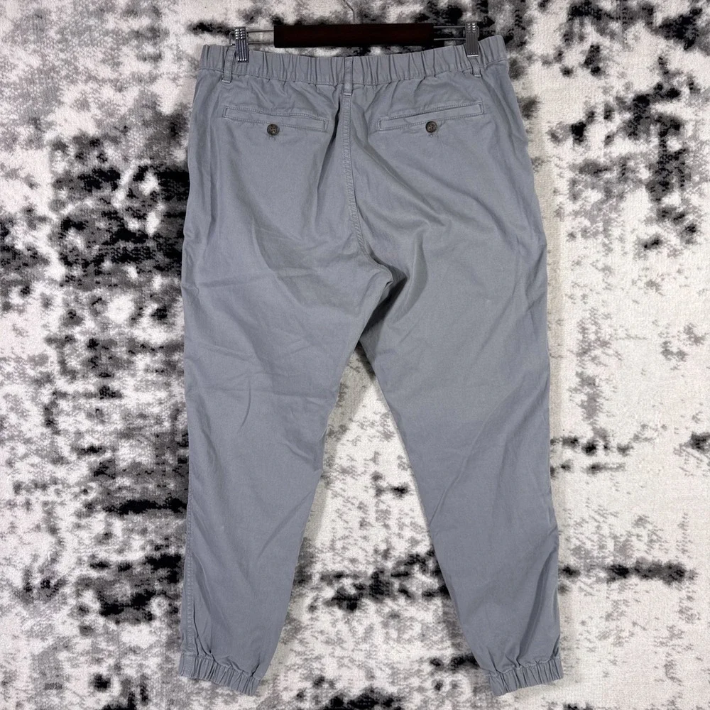 Bear Bottom Pants Mens Extra Large Gray Jogger Cotton Stretch Twill Preppy
